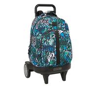SAFTA Graffiti GO - Large Backpack with Wheels, Compact Evolution, Removable, Ideal for Children of Different Ages, Comfortable and Versatile, Quality and Resistance, 33 x 22 x 45 cm