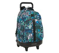 SAFTA GRAFFITI GO - Large Backpack with Wheels, Compact, Removable, Ideal for Children of Different Ages, Comfortable and Versatile, Quality and Resistance, 33 x 22 x 45 cm