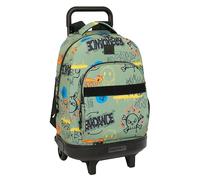 SAFTA Graffiti Zone - Large Backpack with Wheels, Compact, Removable, Ideal for Children of Different Ages, Comfortable and Versatile, Quality and Resistance, 33 x 22 x 45 cm
