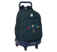 Safta HARPER & NEYER - Large Backpack with Wheels, Compact, Removable, Ideal for Children of Different Ages, Comfortable and Versatile, Quality and Resistance, 33 x 22 x 45 cm, navy, M, Casual