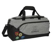 Harry Potter House of Champions - Sports Bag, Backpack, Ideal for Children of Different Ages, Comfortable and Versatile, Quality and Resistance, 50 x 25 x 25 cm, Melange Grey/Black, Grey