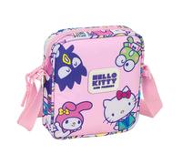 HELLO KITTY & FRIENDS - Small Messenger Bag, Children's Shoulder Bag, Ideal for Children from 5 to 14 Years, Comfortable and Versatile, Quality and Resistance, 16 x 4 x 18 cm