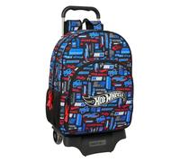 Safta Hot Wheels Wheeled Backpack