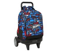 Safta Hot Wheels Wheeled Backpack