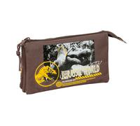 Safta Jurassic World 22x12x3 Cm Triple Pencil Case