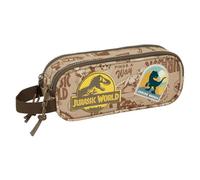 Safta Jurassic World Double Pencil Case, Multi-Colour