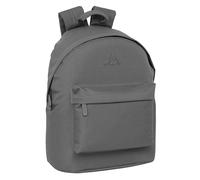 safta Kappa Basics Laptop Backpack, 14.1 Inches, Ideal for Young People of Different Ages, Comfortable and Versatile, Quality and Durability, 31 x 16 x 41 cm, Grey, M, Casual, grey, M, Casual
