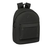 Safta KAPPA BASICS - Youth Backpack for Laptop 14.1 Inches, Ideal for Young People of Different Ages, Comfortable and Versatile, Quality and Resistance, 31 x 16 x 41 cm, Black/White, M, Casual