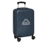 Safta Kappa Dark Navy - Cabin Trolley 20 Inches, Suitcase with Wheels, Security Lock, Lightweight Suitcase, 34.5 x 20 x 55 cm, Grey/Navy Blue Melange, Grey/Navy Blue Melange, Estándar, Casual