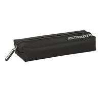 Safta Kappa Dark - Rectangular Children's Pencil Case, Children's Pencil Case, Ideal for School Age Children, Comfortable and Versatile, Quality and Resistance, 22 x 7 x 40 cm, Black/White, M, Casual