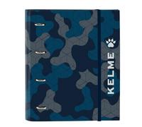 Safta KELME EPIC - Folder 4 Rings of 35 cm with 100 A4 Sheets, Ideal for Children of Different Ages, Comfortable and Versatile, Quality and Resistance, 27 x 3.5 x 32 cm, navy, M, Casual