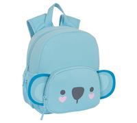 Safta KOALA Neoprene Backpack, Children's Backpack, Ideal for Children of Different Ages, Comfortable and Versatile, 20 x 9 x 25 cm, Light Blue, light blue, Estándar, Casual