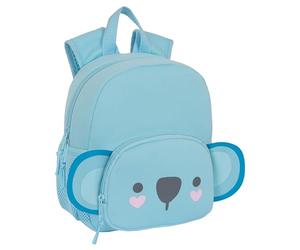 Safta KOALA Neoprene Backpack, Children's Backpack, Ideal for Children of Different Ages, Comfortable and Versatile, 20 x 9 x 25 cm, Light Blue, light blue, Estándar, Casual