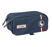safta L'oca ECLIPSE Triple Pencil Case Large Kids Pencil Case Ideal for School Kids Comfortable and Versatile Quality and Durability 21.5 x 8 x 10 cm Navy Blue M Casual, blue navy, M, Casual