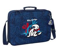 Safta M385, EL NIÑO Paradise-Extra School Wallet, Pencil Case, Shoulder Bag, Comfortable and Versatile, Quality and Resistance, 38 x 6 x 28 cm, Navy Blue Unisex Children, Standard, navy, Talla única