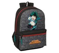 Safta M758 Unisex Kids Backpack, Black/White, Estándar, Casual