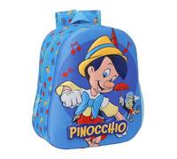 Safta M890a Disney Princess School Backpack with 3D Design, Adaptable to Cart, Ideal for Children of Different Ages, Comfortable and Versatile, Quality and Strength, 27 x 10 x 33 cm, Blue, Estándar,