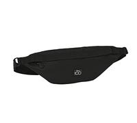 Safta Mickey Mouse 100 - Adult Waist Bag, Ideal for Youth of Different Ages, Comfortable and Versatile, Quality and Strength, 41 x 7 x 15.5 cm, Black, Black/White, Estándar, Casual