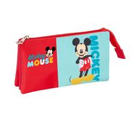Safta Mickey Mouse 22x12x3 Cm Triple Pencil Case