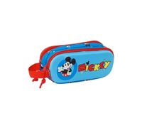 Safta Mickey Mouse 3d Double Pencil Case