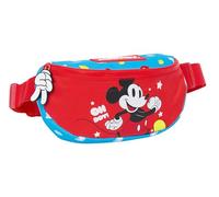 Safta Mickey Mouse Fantastic - Children's Waist Bag, Ideal for Young People and Children of Different Ages, Comfortable and Versatile, Quality and Resistance, 23 x 9 x 14 cm, Blue/Red, Blue/red,
