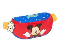 Safta MICKEY MOUSE GOOD DAY - Children's Waist Bag, Ideal for Young People and Children of Different Ages, Comfortable and Versatile, Quality and Resistance, 23 x 9 x 14 cm, blue, M, Casual