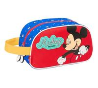 Safta MICKEY MOUSE GOOD DAY - Medium Children's School Toiletry Bag with Handle, Children's Toiletry Bag, Adaptable to Cart, Easy Cleaning, Comfortable and Versatile, Quality and Resistance, 26 x 12 x