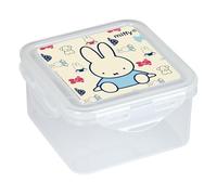 Safta Miffy Buddy - Lunch Box, Pencil Case, Food Holder, Quality and Maximum Resistance, Recreation, 13 x 13 x 7.5 cm, Pastel Beige, M, Casual