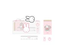 Safta MIFFY FLORES - Activity Pencil Case, Children's Pencil Case, Ideal for School Age Children, Comfortable and Versatile, Quality and Resistance, 22.5 x 10.5 cm, Pink Stick, M, Casual
