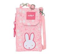 Safta MIFFY FLORES - Mobile Phone Holder, Standard Wallet, for Mobile, Comfortable and Versatile, Quality and Resistance, 19 x 10 cm, Pink Stick, M, Casual