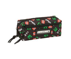 Safta Minecraft 22x8.5x6 Cm Triple Pencil Case