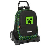 Safta Evolution Minecraft Tnt Wheeled Backpack