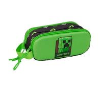 Safta - minecraft variant, green, 3D Double Case, Kids' Luggage