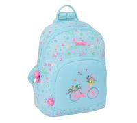 Safta - Mini Backpack for Daily Use, Ideal for Children of Different Ages, Comfortable and Versatile, Quality and Resistance, Recyclable Fabric, 25 x 13 x 30 cm, Blue, blue, Estándar, Casual