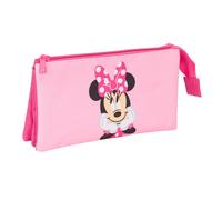 Safta Minnie Mouse 22x12x3 Cm Triple Pencil Case