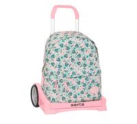 Safta Minnie Mouse Minty 17.35l 31x43x13 Cm Wheeled Backpack