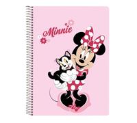 Safta MINNIE MOUSE NAIVE - Notebook 80 A5 Sheets, Hard Cover, Ideal for Children of Different Ages, Comfortable and Versatile, Quality and Resistance, 15.5 x 22 cm
