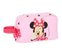 Safta MINNIE MOUSE NAIVE - Thermal Breakfast Holder, Thermo, Pencil Case, Quality and Maximum Resistance, Meal Holder, Recreation, 21.5 x 6.5 x 12 cm, light pink, M, Casual