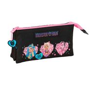 Safta Monster High 22x12x3 Cm Triple Pencil Case