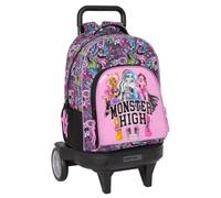 Safta Compact Evolutive Monster High Drama Wheeled Backpack