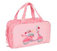 Safta MOOS Passion - Rectangular Toiletry Bag with Handle, Children's Toiletry Bag, Adaptable to Trolley, Ideal for Children from 5 to 14 Years, Comfortable and Versatile, Quality and Resistance, 31 x
