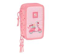 Safta MOOS Passion - School Pencil Case with 37 Tools Included, Children's Pencil Case, Child, Ideal for Children from 5 to 14 Years, Comfortable and Versatile, Quality and Resistance, 12.5 x 5.5 x