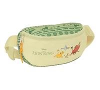 Safta Mufasa - Children's Waist Bag, Ideal for Young People and Children of Different Ages, Comfortable and Versatile, Quality and Resistance, 23 x 9 x 14 cm, Green/Beige, Green - Beige, Estándar,