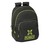 safta Munich Beat School Backpack for Children, Ideal for Children of Different Ages Comfortable and Versatile, Quality and Durability, 32 x 15 x 42 cm, Black, Estándar, black, Estándar, Casual