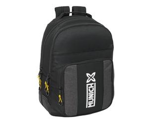 Safta Munich Topo - Children's School Backpack, Ideal for Children of Different Ages, Comfortable and Versatile, Quality and Resistance, 32 x 15 x 42 cm, Black/White, M, Casual