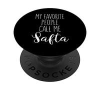 Safta My Favorite People Call Me Safta Grandma I Love Safta PopSockets Swappable PopGrip