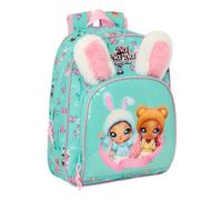 Safta NANANA BUNNY - Children's Backpack, Ideal for Children of Different Ages, Comfortable and Versatile, Quality and Resistance, 28 x 10 x 34 cm, Turquoise/Pink, M, Casual