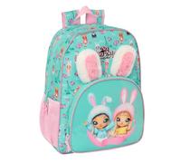 Safta NANANA BUNNY - Children's School Backpack, Children's Backpack, Adaptable to Trolley, Ideal for School Children, Comfortable and Versatile, Quality and Resistance, 33 x 14 x 42 cm,