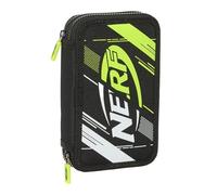Safta NERF GET READY - Children's School Pencil Case, Pencil Case with Colours,