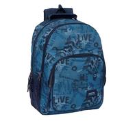 Safta NEW EDITION - Children's School Backpack, Ideal for Children of Different Ages, Comfortable and Versatile, Quality and Resistance, 32 x 15 x 42 cm, navy, M, Casual